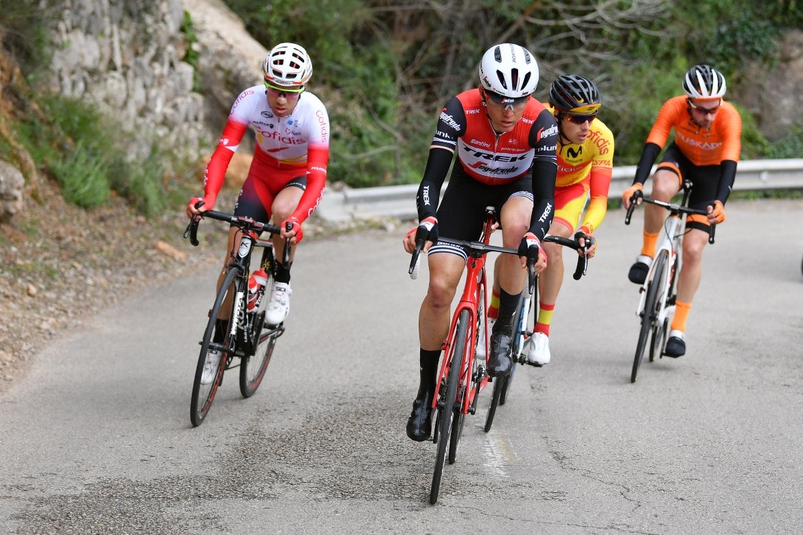 The breakaway at the Trofeo Andratx-Lloseta