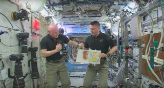 NASA Astronauts Send Thanksgiving Message from Space