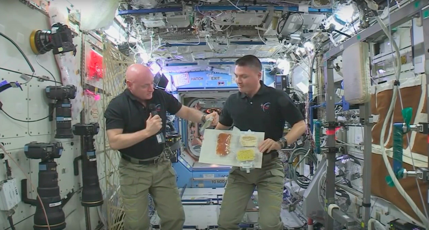 NASA Astronauts Send Thanksgiving Message from Space