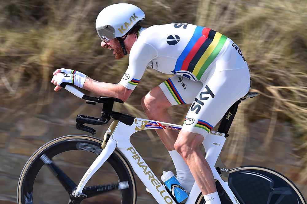World time trial champion Bradley Wiggins (Team Sky)