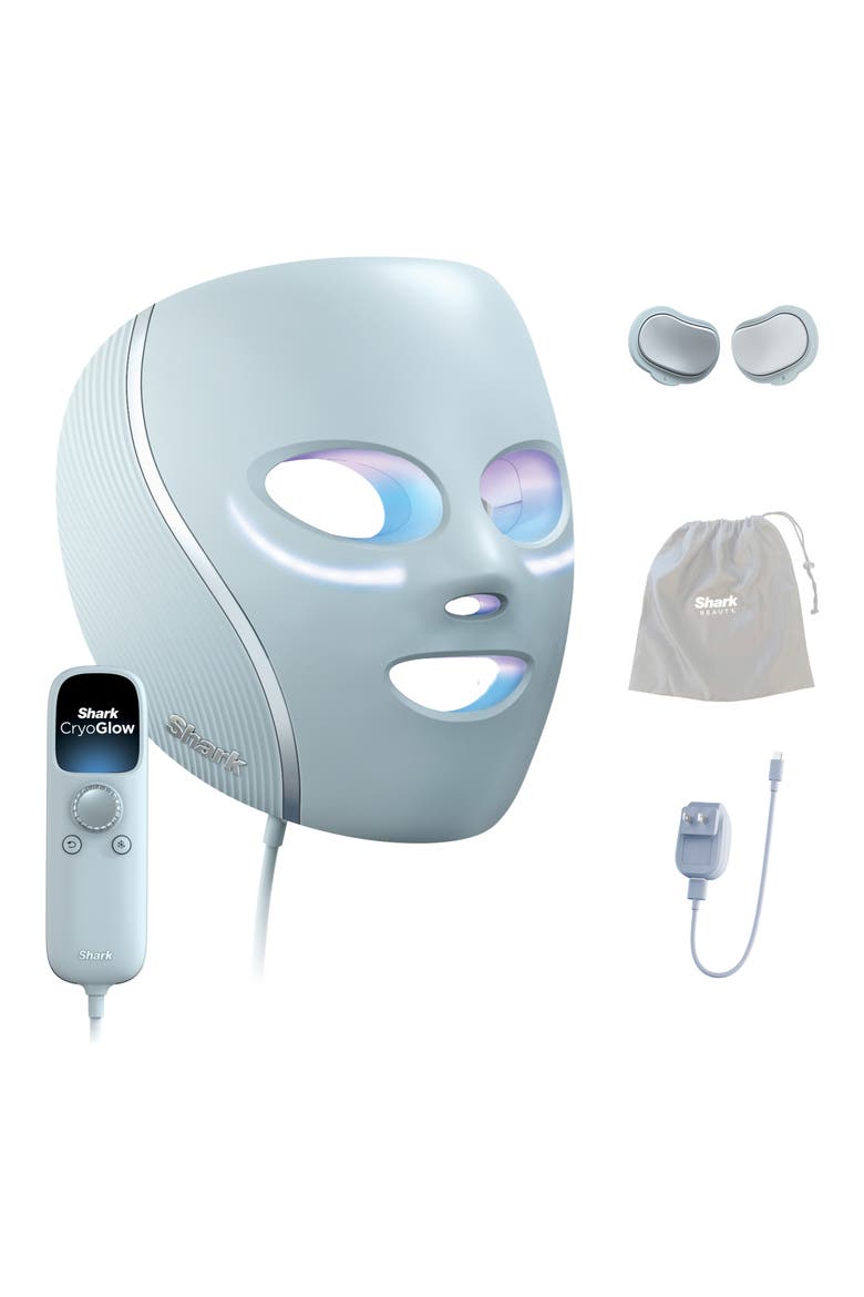 Cryoglow Under-Eye Cooling + Led Anti-Aging Skin Clearing Face Mask