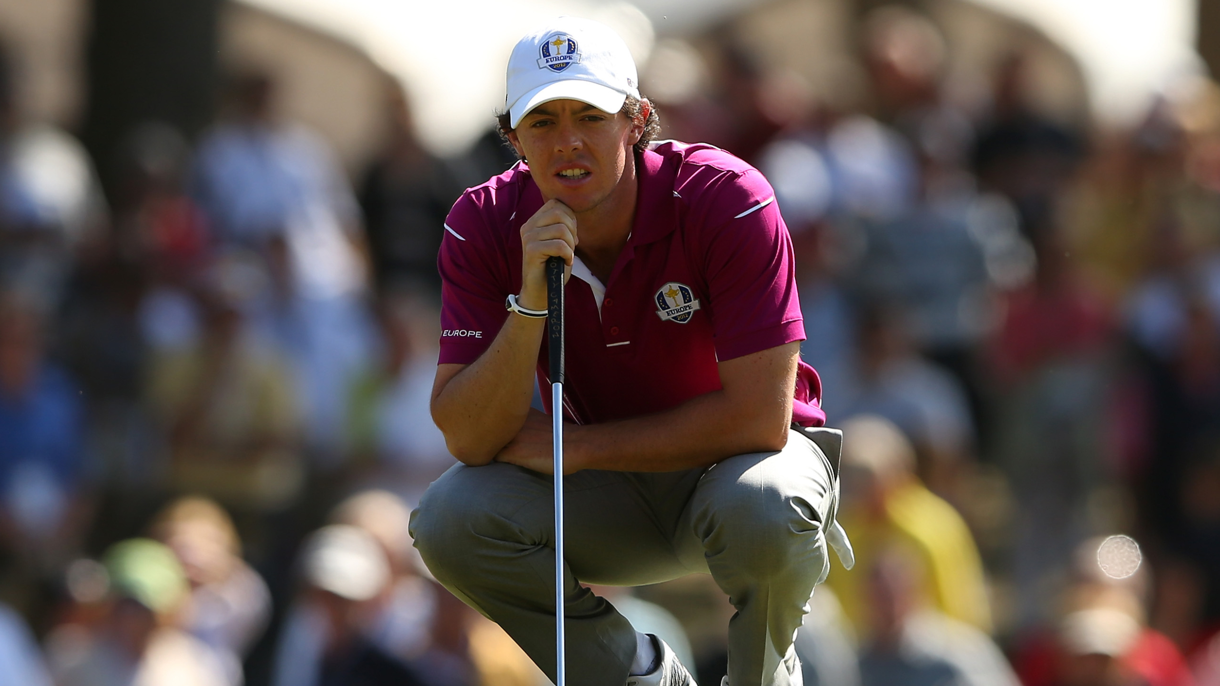 Rory McIlroy at the 2012 Ryder Cup