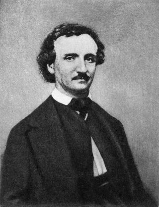Horror author Edgar Allen Poe (1809-49).