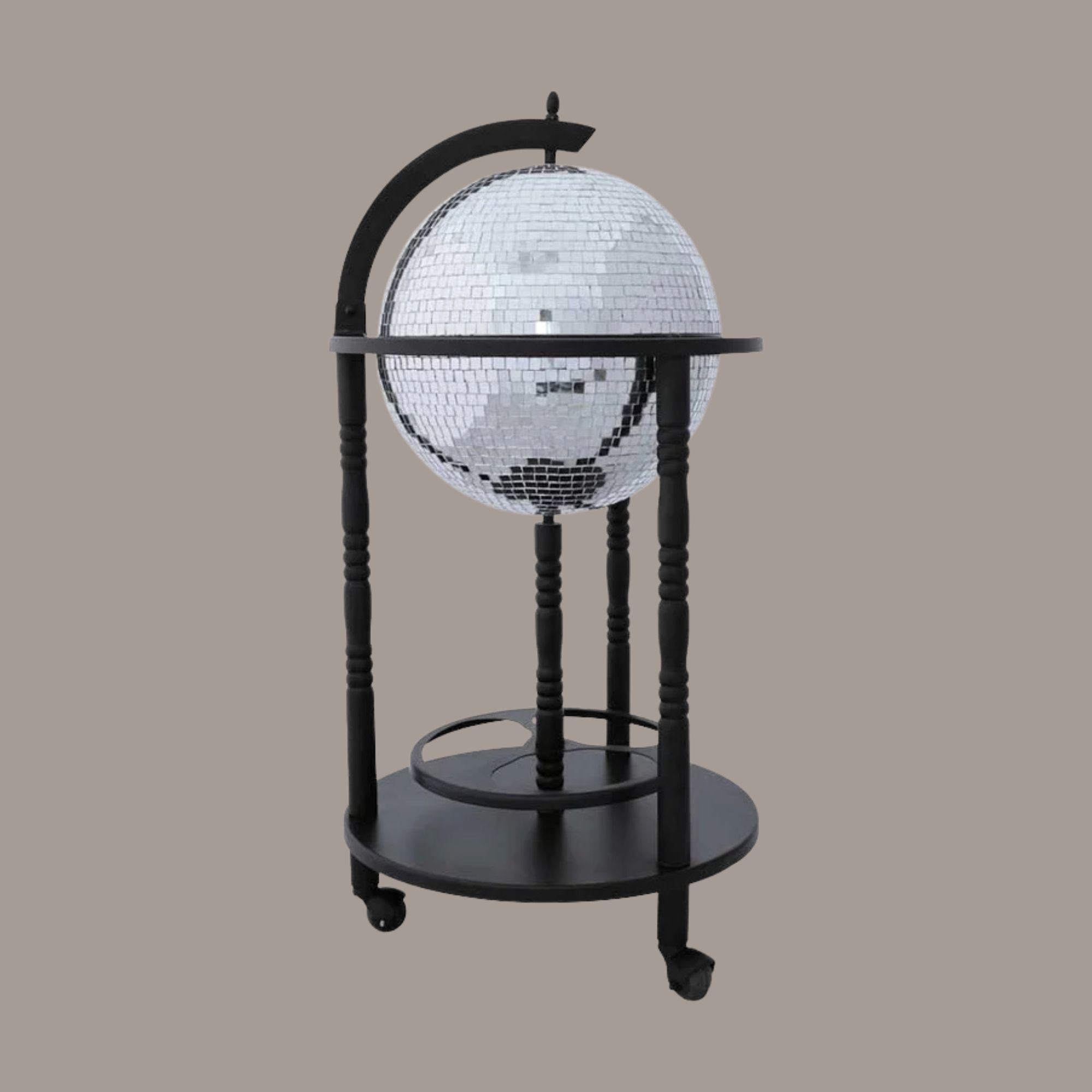 Rockett St George, Black Disco Ball Drinks Trolley Cart