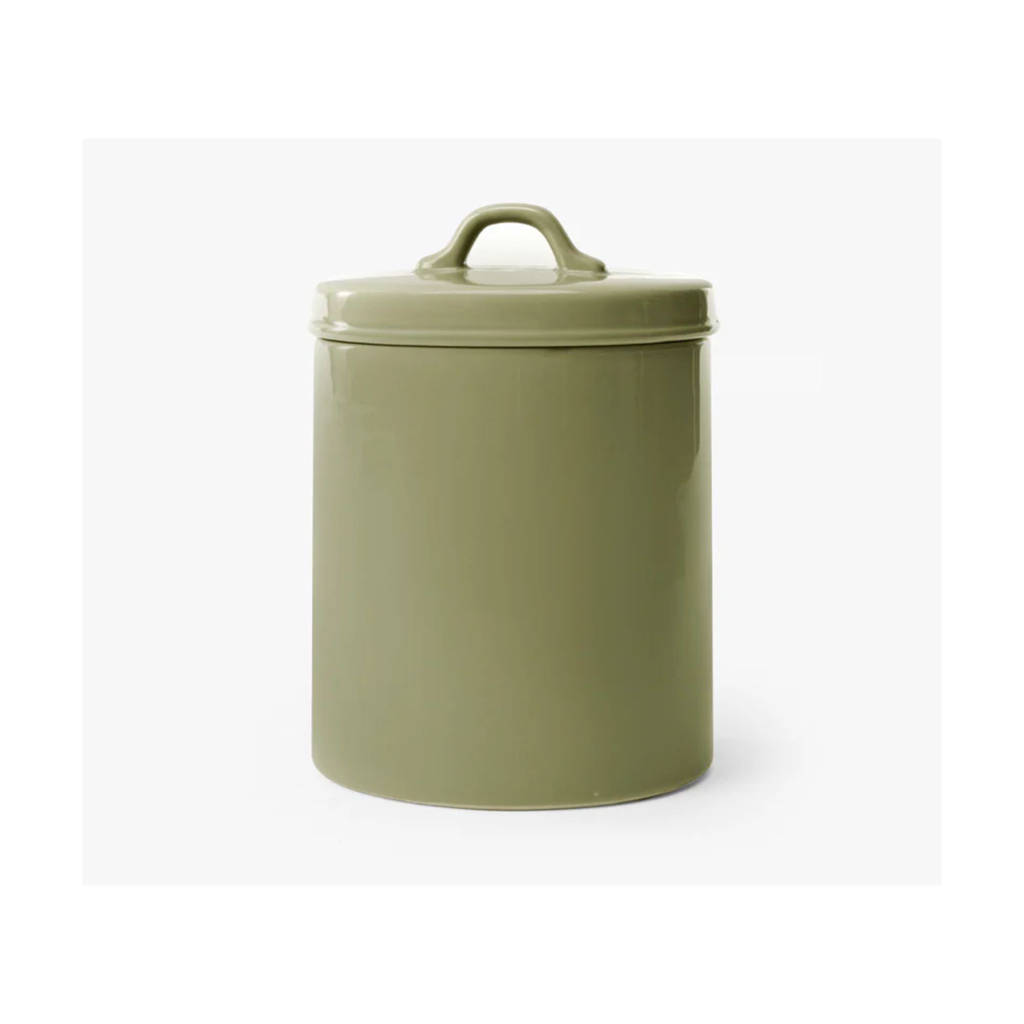 Green metal canister