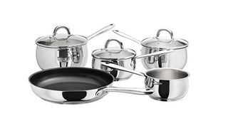 Best saucepan set for even cooking: Judge Classic 5-piece Saucepan Set