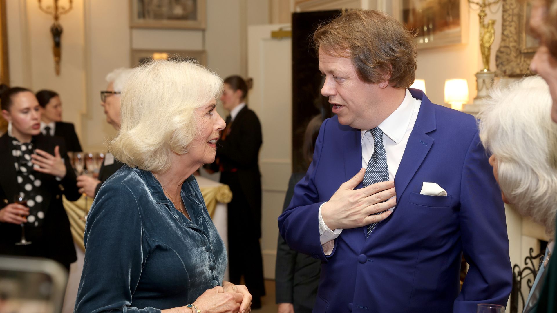 Queen Camilla and Tom Parker Bowles