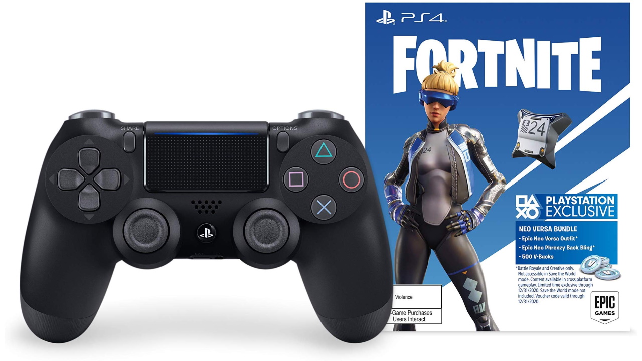 Can You Play Fortnite On A Laptop With A Ps4 Controller Get A New Dualshock 4 And 2 000 V Bucks Worth Of Fortnite Stuff For Under 45 Gamesradar