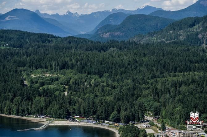 Those mountains in the background help isolate the seaside community of Powell River.