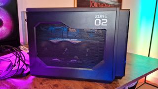 Acer Predator Orion X review image of the PC's Zone 2 panel