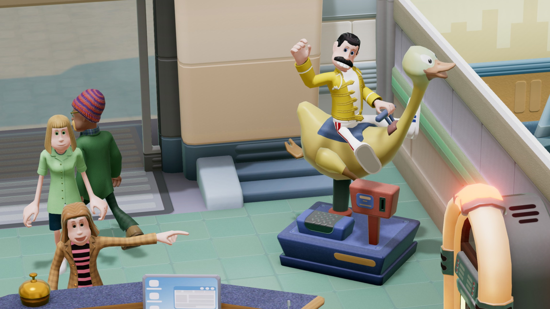 Two Point Hospital (Playstation 4 / PS4) includes Bigfoot and Pebberley  Island expansions 