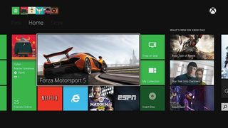 Xbox One Home screen