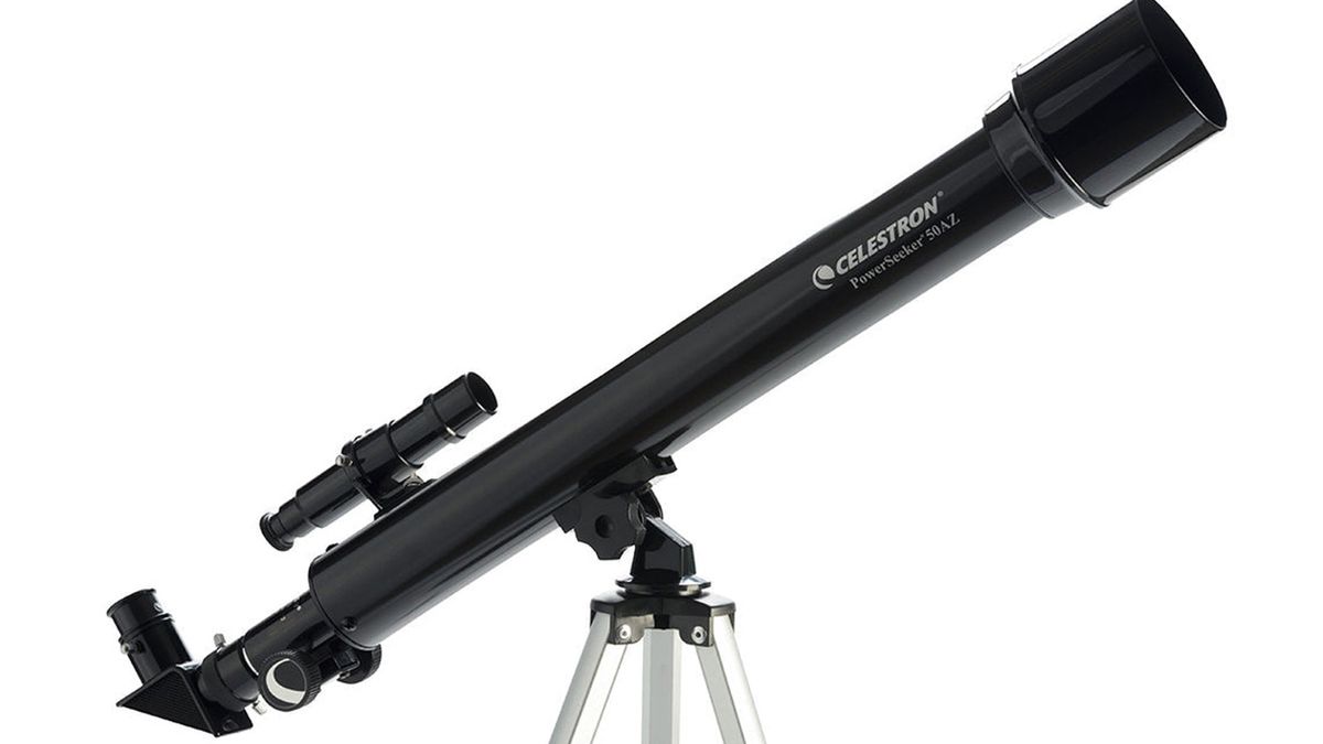 A Celestron PowerSeeker 60AZ telescope