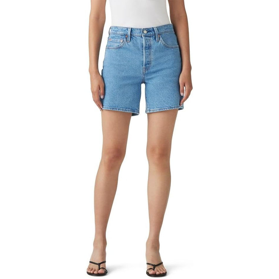 Levi's Women's 501 Mid Thigh Short, (new) Multiple Choice