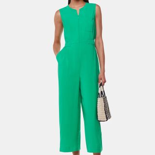 Whistles Zip Front Jumpsuit