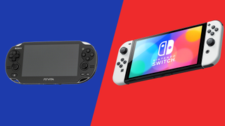 Nintendo Switch OLED and PS Vita OLED