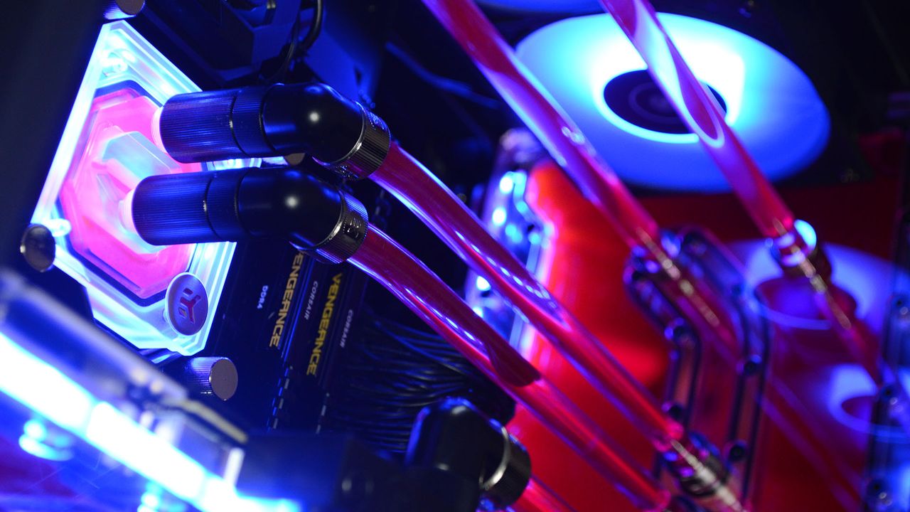 EKWB barebones kit finished build glamour shots