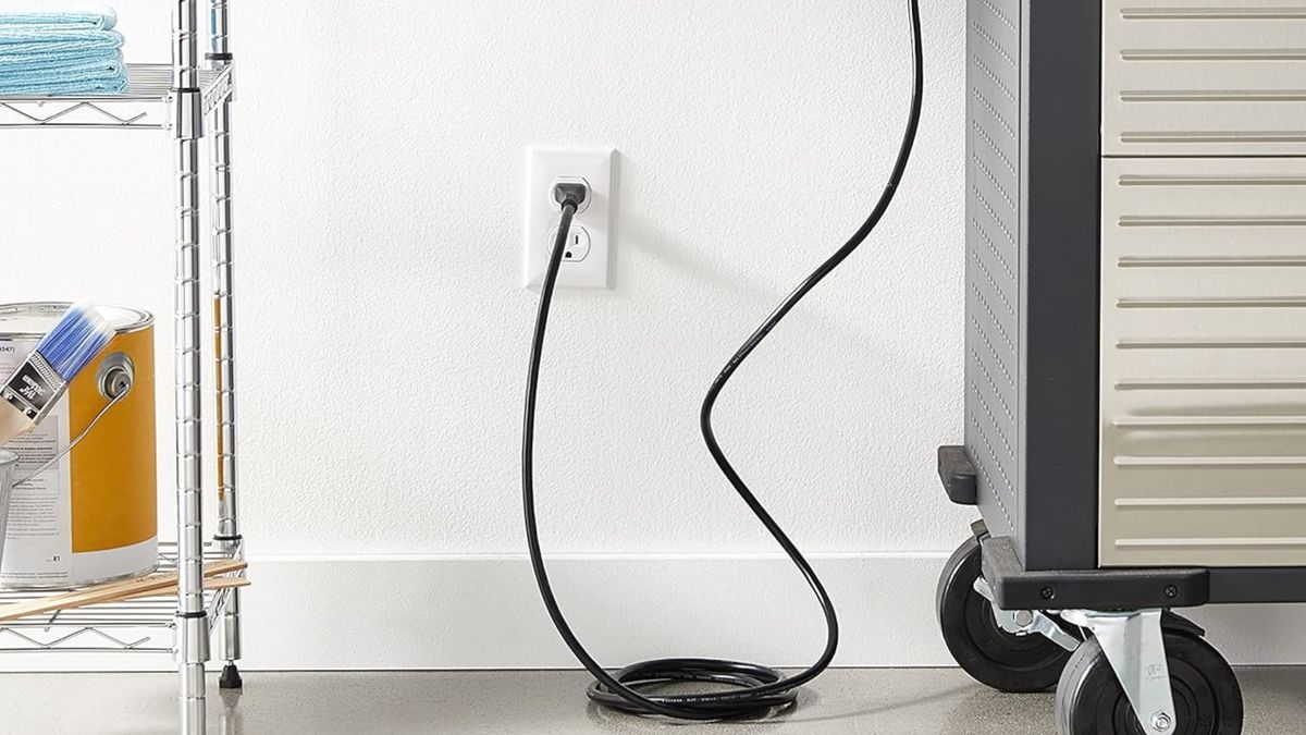 Amazon Basics Extension Cord in room