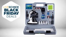 AmScope 120X-1200X 52-pcs Kids Beginner Microscope