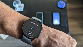 Using the Find My Phone feature on a Samsung Galaxy Watch 5