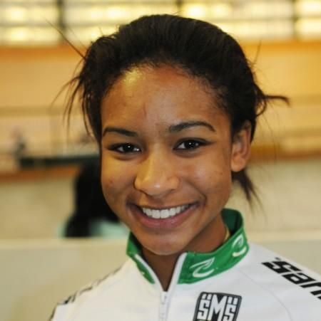 World Junior Track Champion Michaela Anderson.