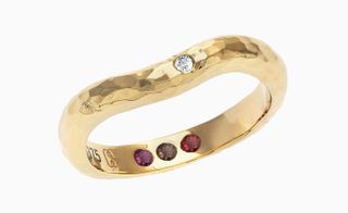 Carolin Stone gold diamond ring