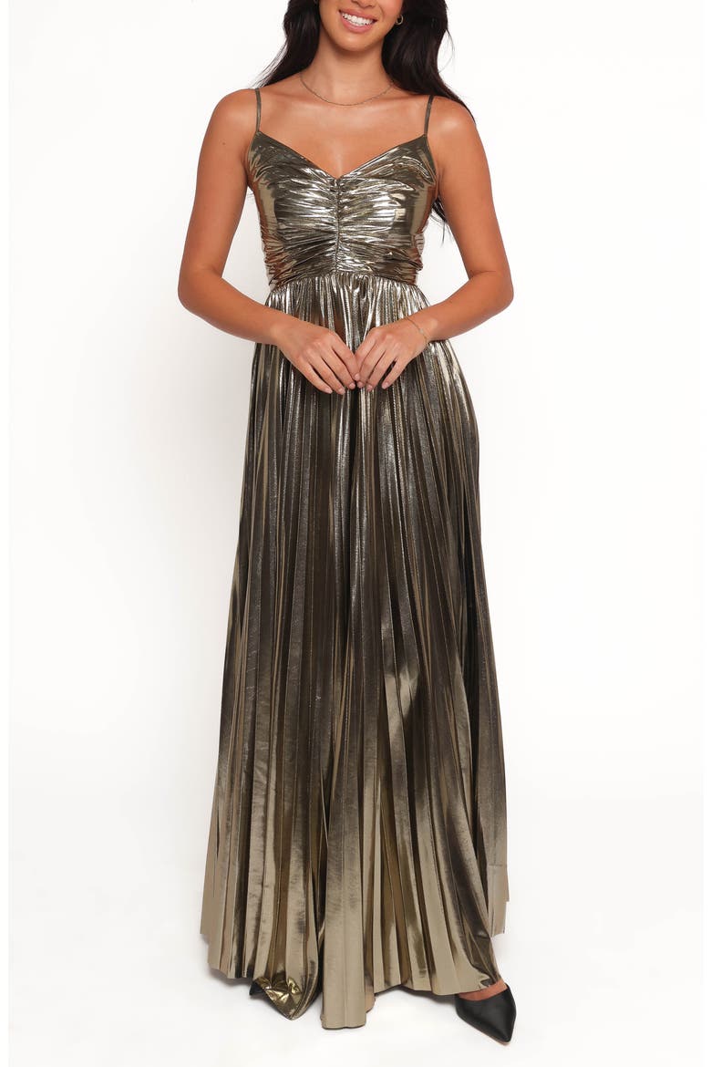 Naira Pleated Maxi Dress