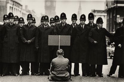 Protest, Cuban Missile Crisis, Whitehall, London, 1962, by Don McCullin