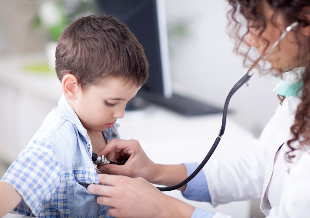 child, medical exam, doctor