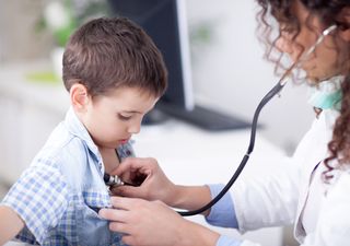 child, medical exam, doctor