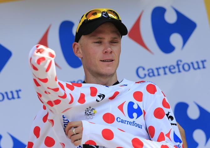 Chris Froome also leads the mountains classification