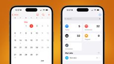 The Calendar and Reminders app interfaces in iOS 17