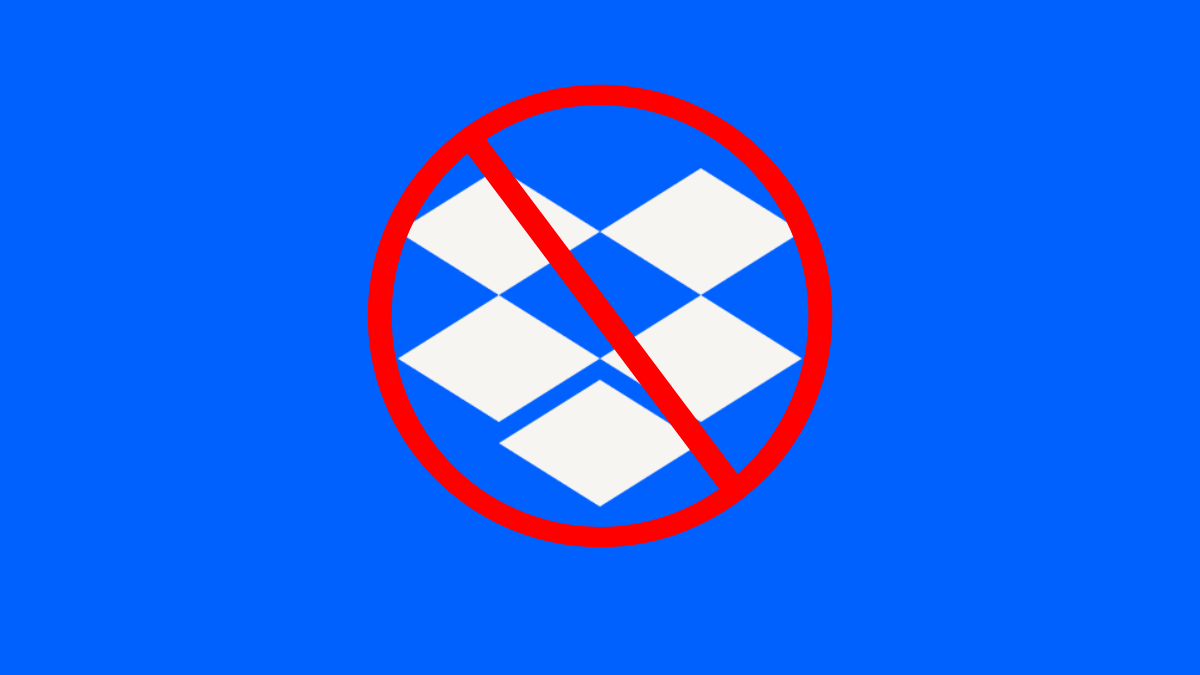 Dropbox fin stockage
