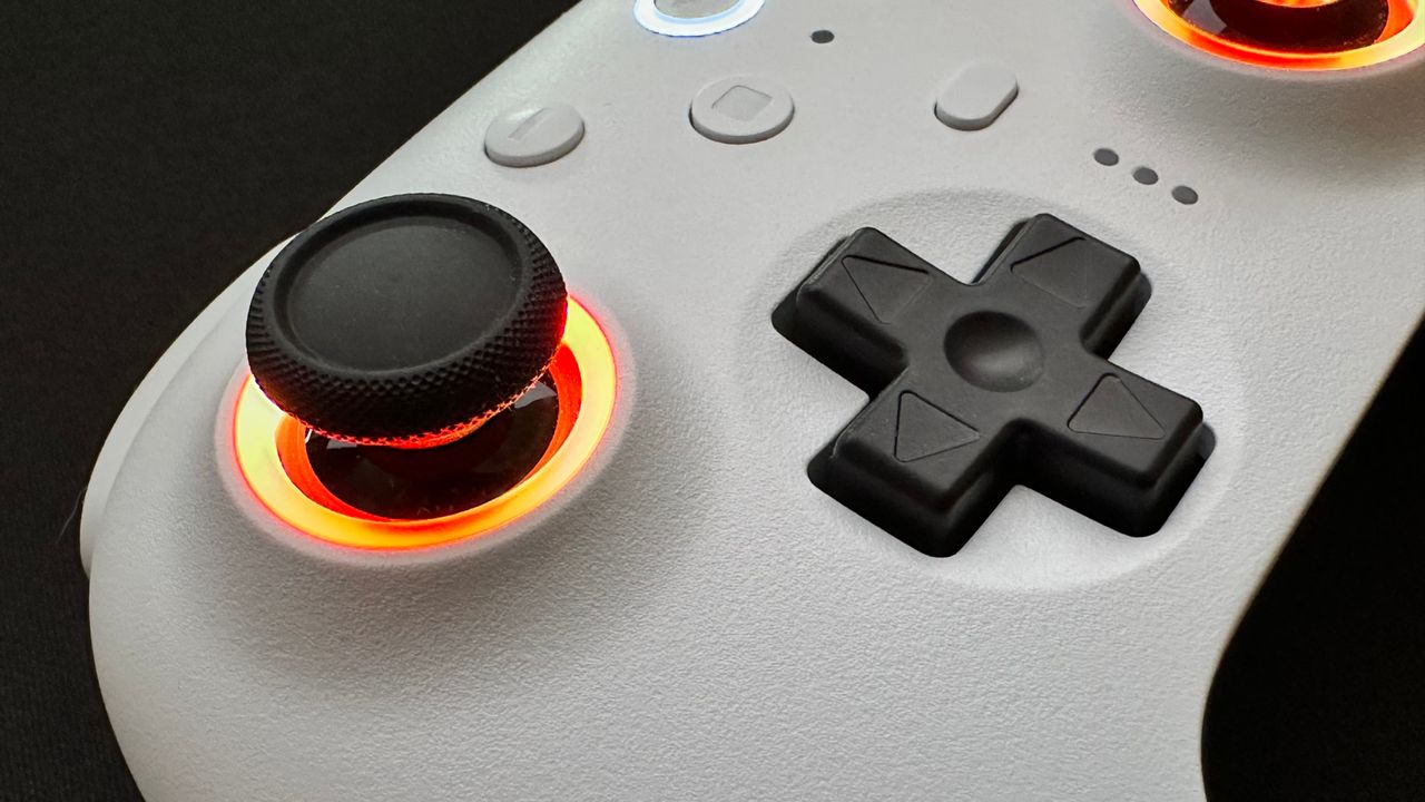 A photo of the 8BitDo Ultimate 2 Wireless game controller for Windows PC and Android devices
