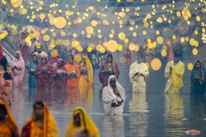 A religious ceremony.