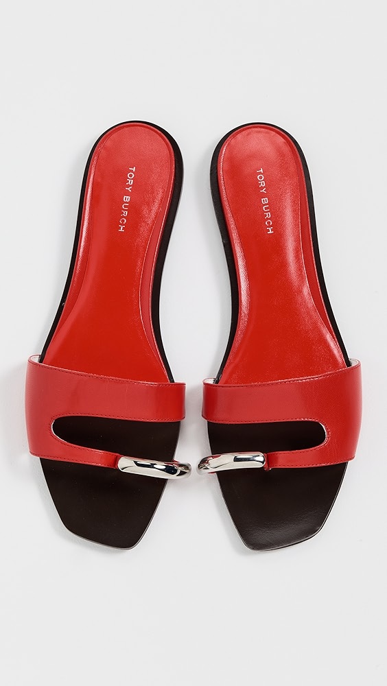 Tory Burch Pierced Slides