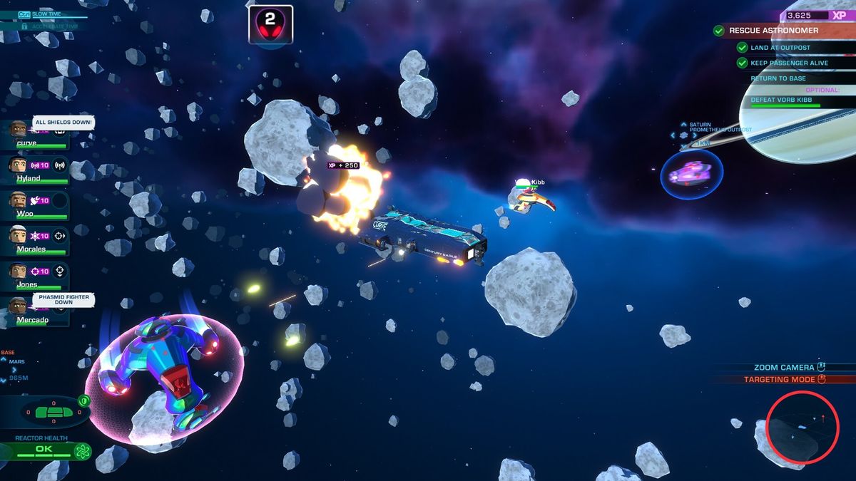 In "Space Crew," you take command of a United Defense Force ship to explore space and face the alien Phasmid menace. The crew management game launches Oct. 15, 2020.