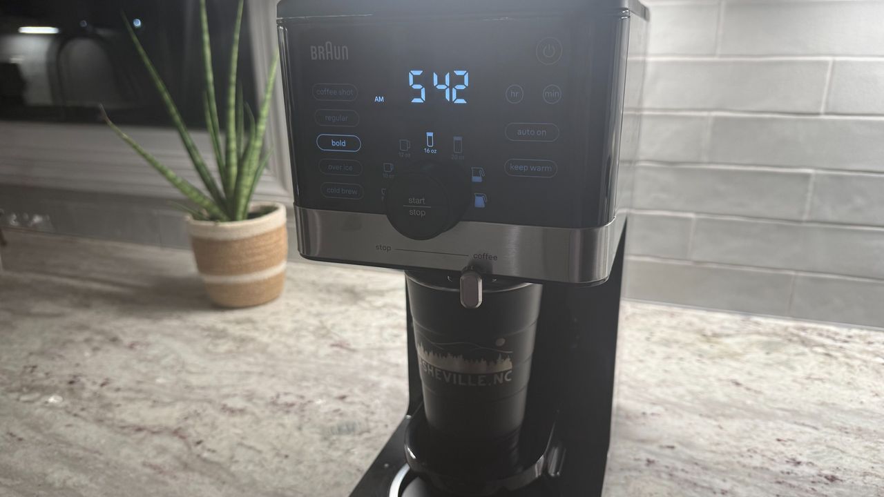 Braun OptiBrew Pro brewing single serving