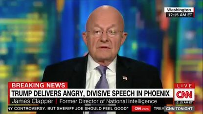 James Clapper questions Trump's fitness for office