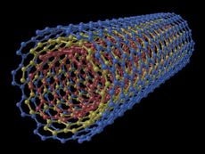 Illustration of a carbon nanotube