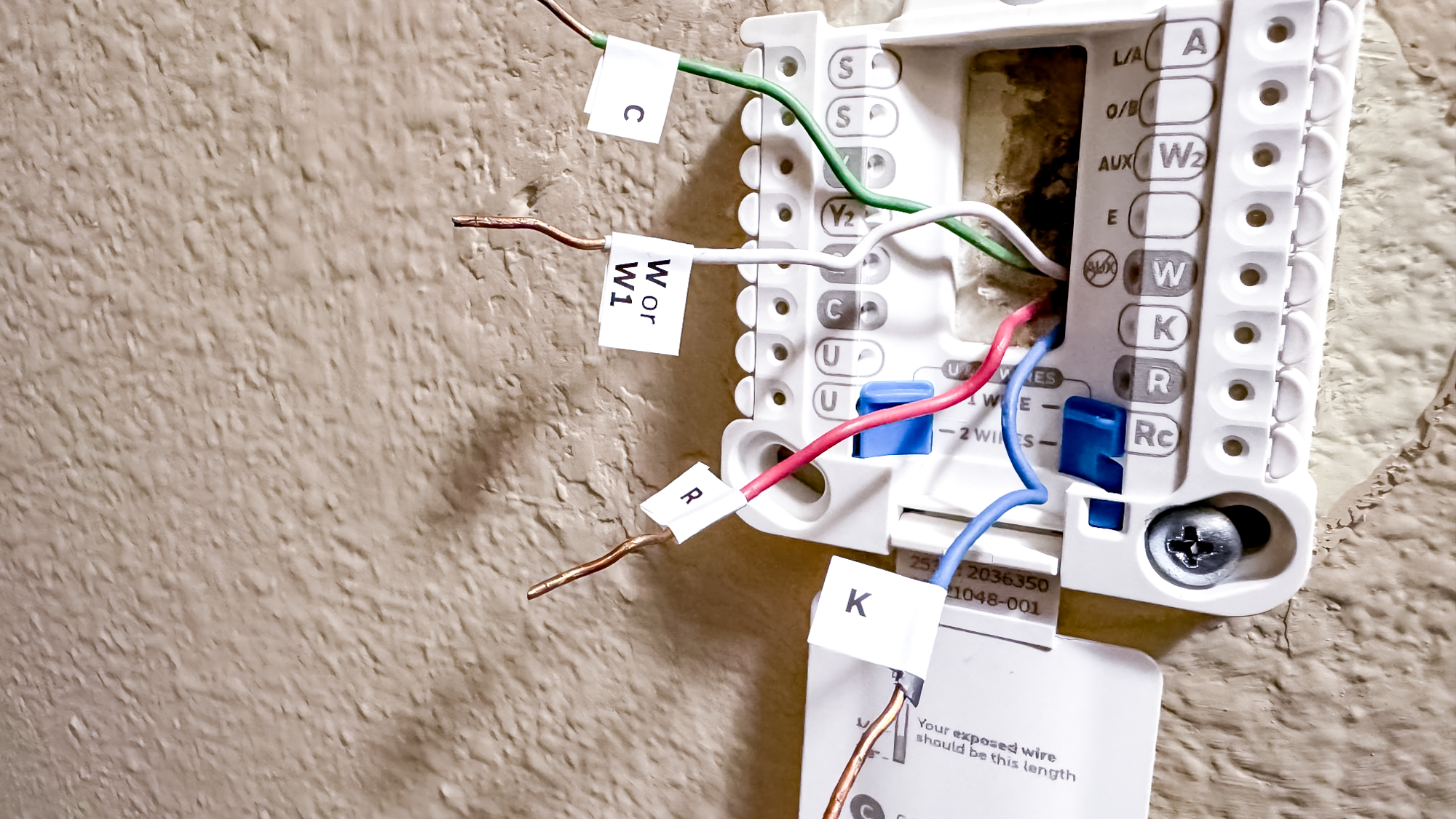 Installing the Honeywell Home X8S Smart Thermostat