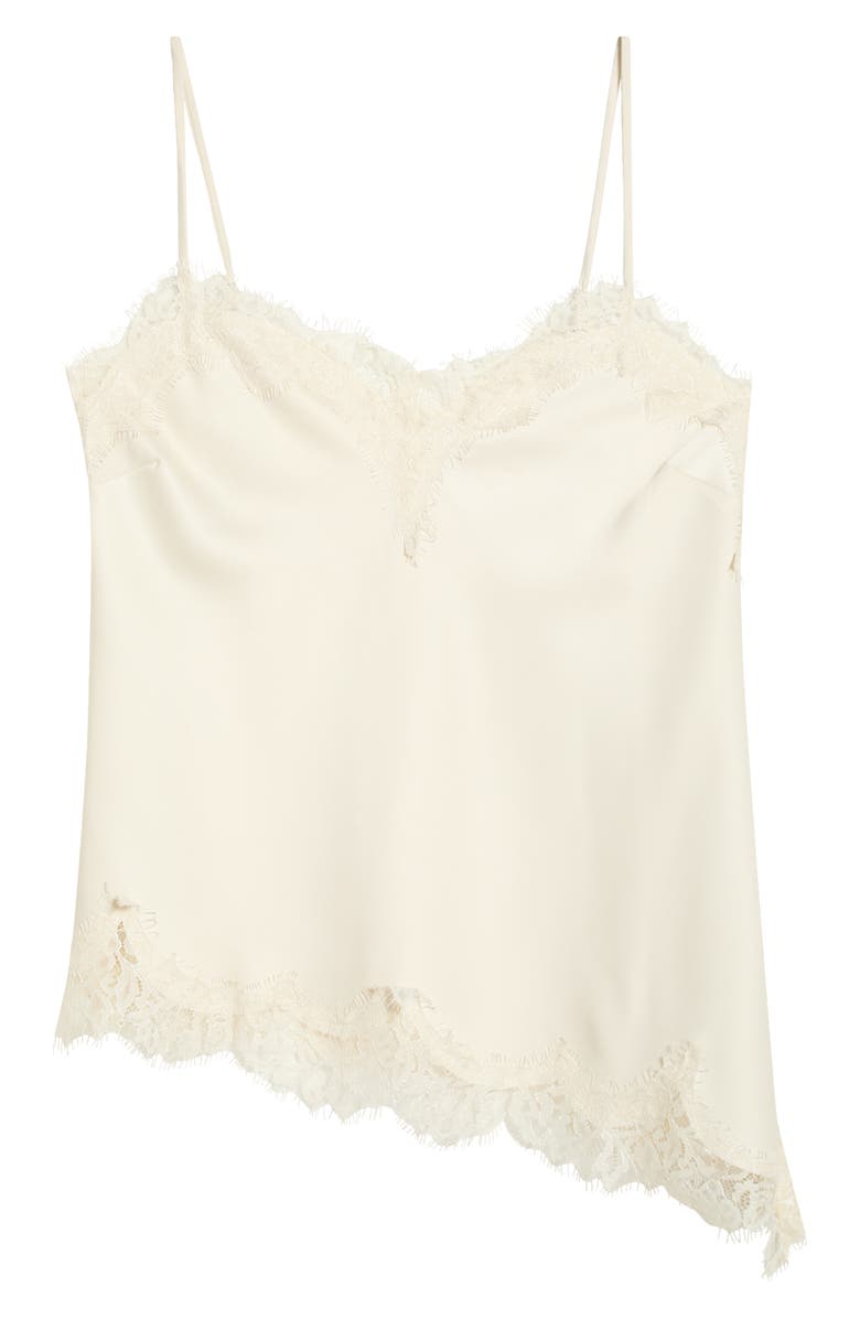 Lace Trim Satin Camisole