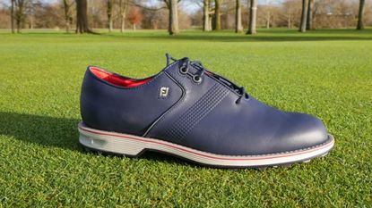 FootJoy Premiere Series Flint Golf Shoes, footjoy golf shoes on grass