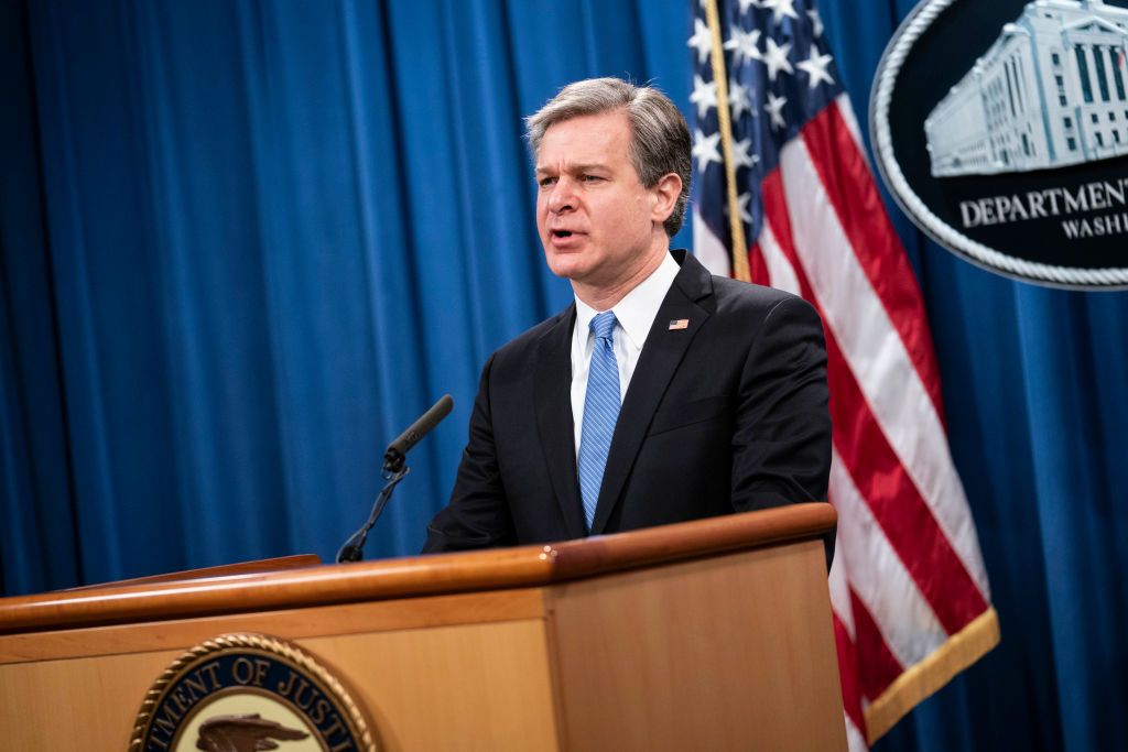 FBI Director Christopher Wray.