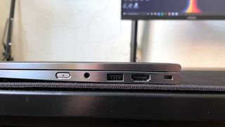The ports on the right side of the Lenovo ThinkPad X1 2-in-1 Gen 9