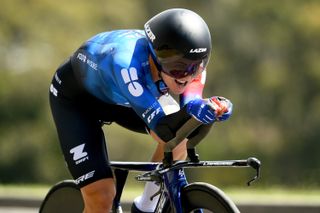 Grace Brown on her way to a fourth Australian time trial title at the 2024 Australian Road National Championships