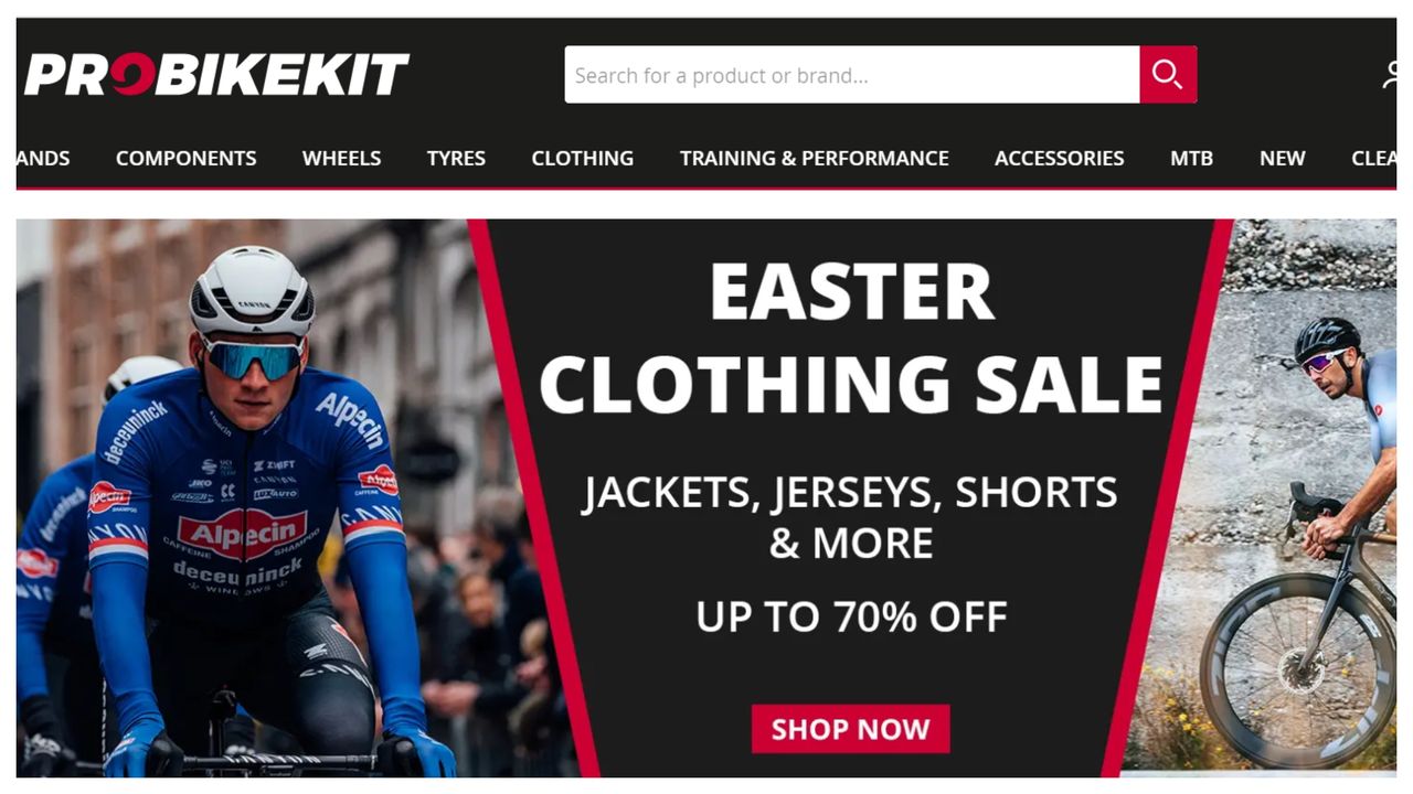 Probikekit screengrab