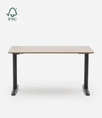 Slouch Smart Black Adjustable Height Desk