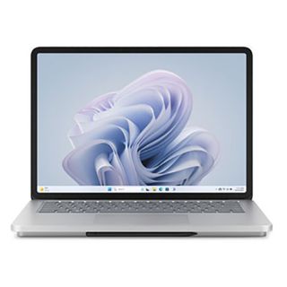 A Microsoft Surface Laptop Studio 2 on a white background.