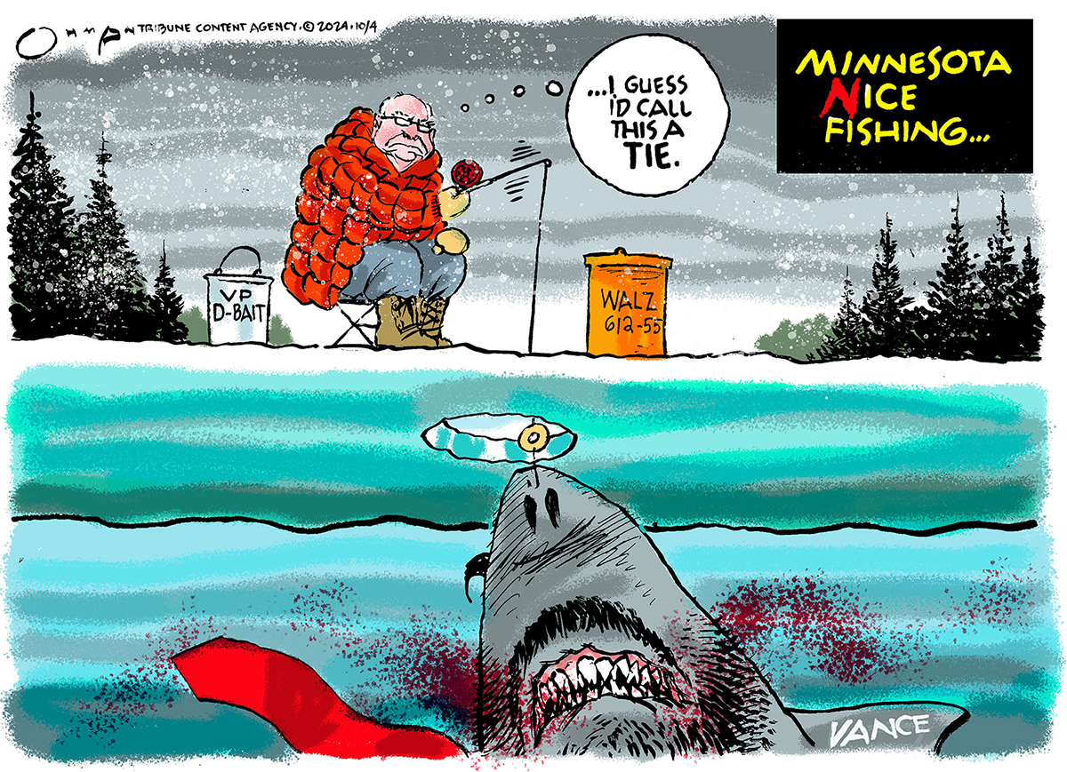 Political cartoon